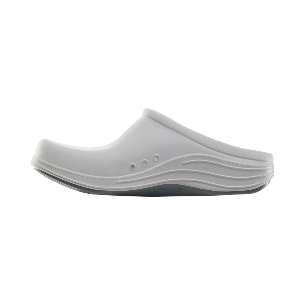 Aetrex Men's Bondi Orthotic Clogs - White | USA 5ZJCO2A